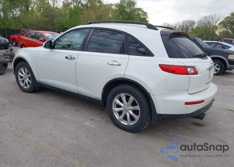 2006 Infiniti Fx35 z USA, uszkodzony, nr VIN JNRAS08W66X200825